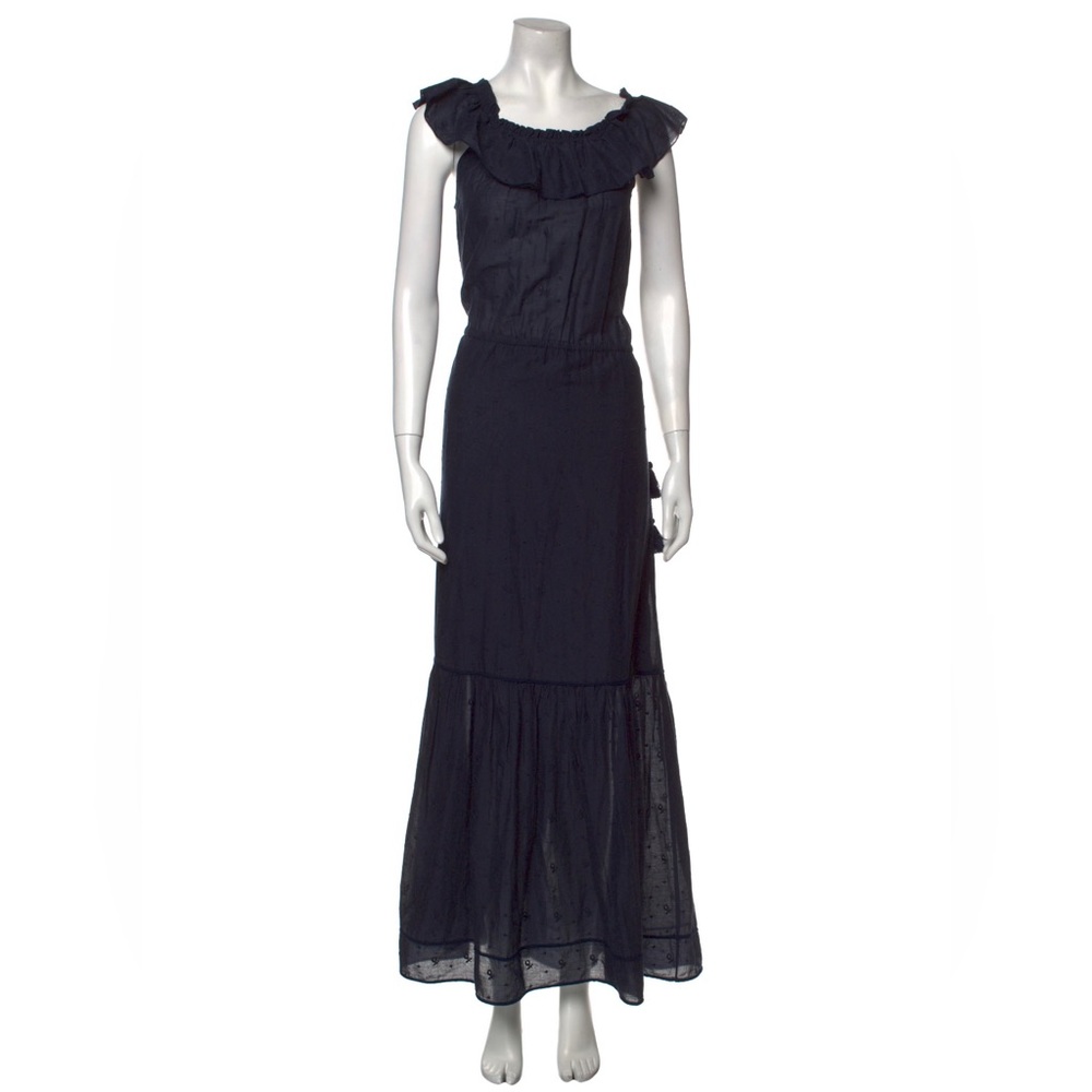 Ulla Johnson Scoop neck long dress, navy blue size 2